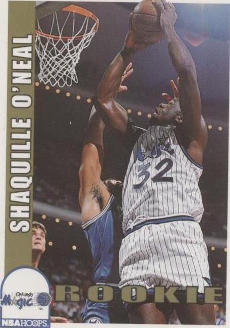 1992-93 NBA Hoops Shaquille O'Neal #442 Rookie BGS Holder 8.5 NM-MT+ Magic