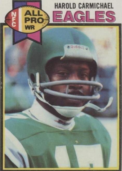 1979 Topps #250 Harold Carmichael PSA 8 NM-MT Philadelphia Eagles HOF All Pro