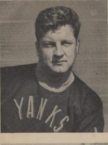 1948 Bowman #92 Frank Barzilauskas Yanks RC BVG 4 VG-EX Football