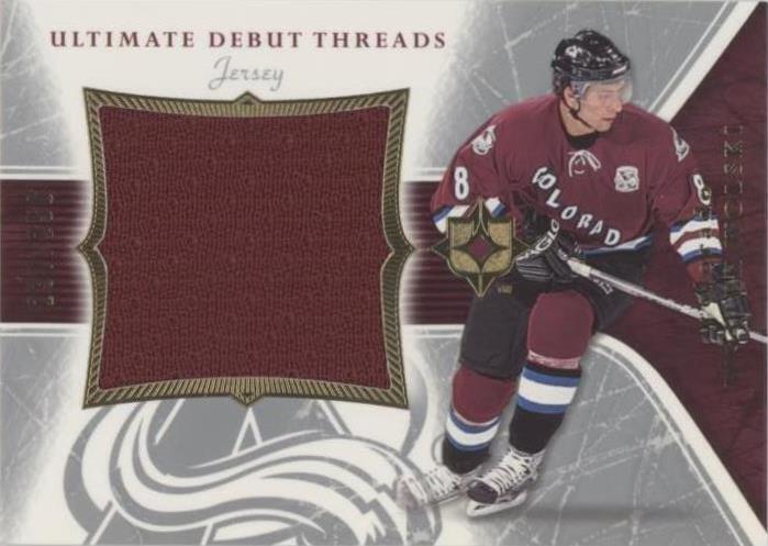 2005-06 Upper Deck Ultimate Collection Wojtek Wolski Debut Threads Jersey /250