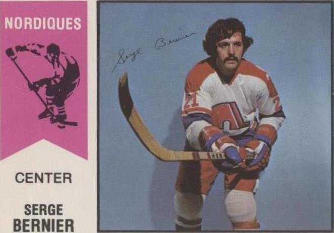 1974 O-Pee-Chee WHA #5 Serge Bernier PSA 8 NM-MT Quebec Nordiques