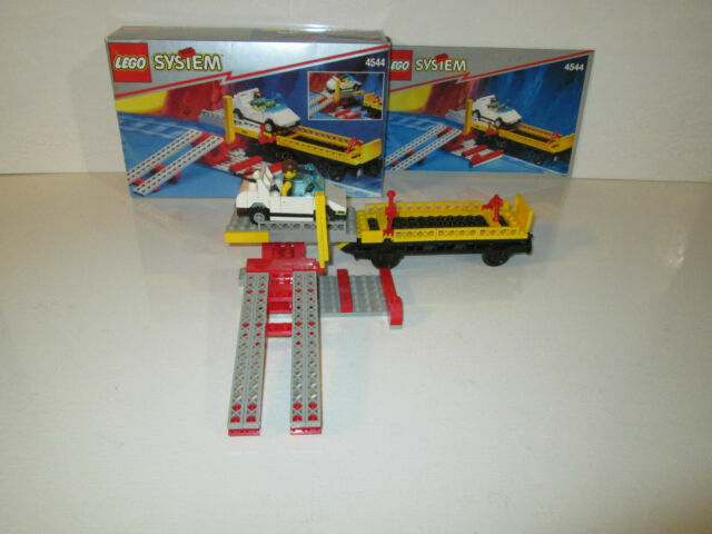 Vintage LEGO 4544 Car Transport Wagon Trains Sealed New 1994 Rare 9V